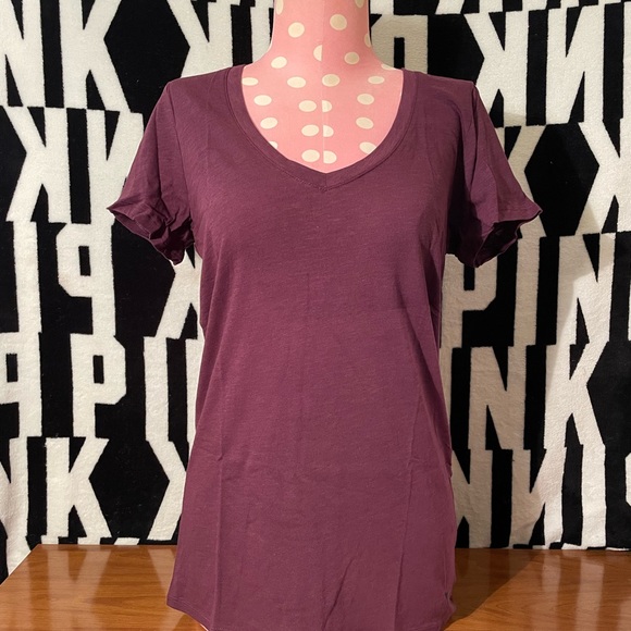 Victoria’s Secret Pink V Neck Shirt NEW VS PINK NWT - Picture 5 of 6